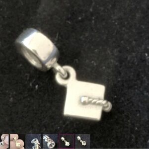 Pandora Graduation Cap hanging bracelet charm